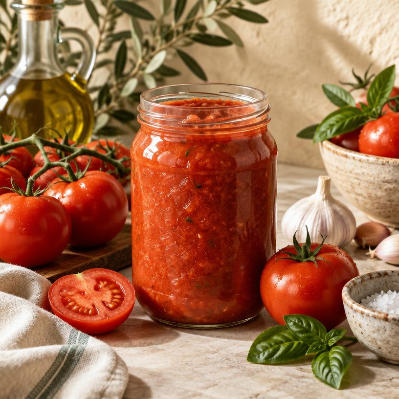 Pure de tomate abumalek 6 x 1 kg.